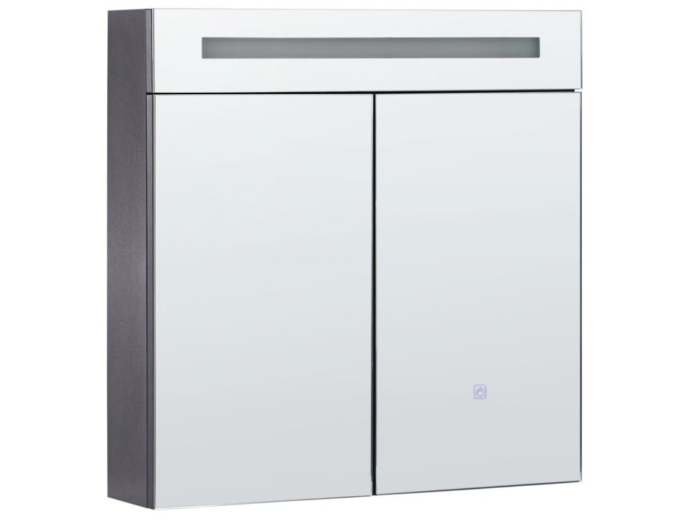wohnli-moebel-suche-M25057093 Wohnli Möbelsuche - LED Bad-Spiegelschrank aus Holz 60cm
