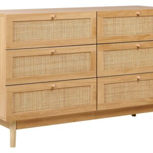 Wohnli Möbelsuche - Kommode mit 6 Schubladen aus Holzwerkstoff 76cm