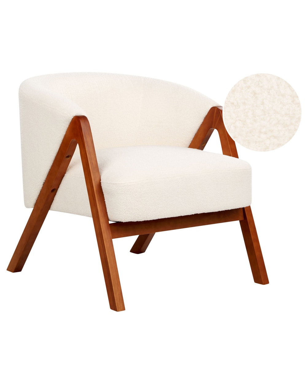 Wohnli Möbelsuche - Sessel aus Bouclé 69cm