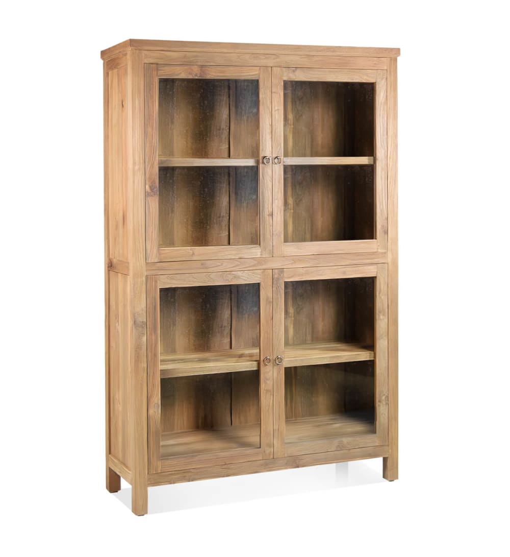Wohnli Möbelsuche - Vitrine aus Holz mit Glas