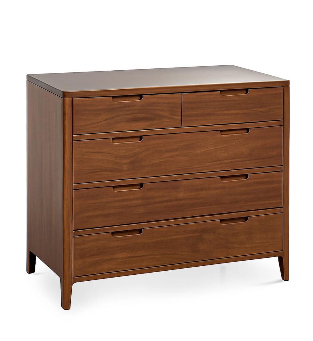 wohnli-moebel-suche-M25058306 Wohnli Möbelsuche - Kommode aus braunem Holz Breite 110 cm