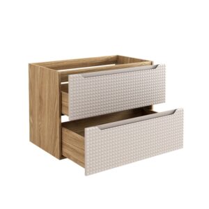 Beige und Holzoptik