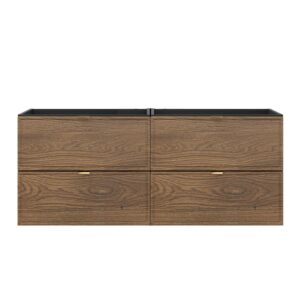 Holzoptik und Schwarz