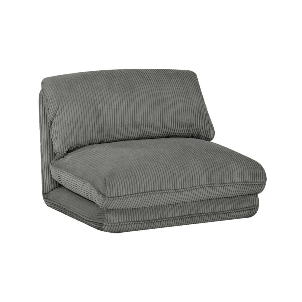 wohnli-moebel-suche-M25060612 Wohnli Möbelsuche - Sessel mit Schlaffunktion und Cordbezug in grau