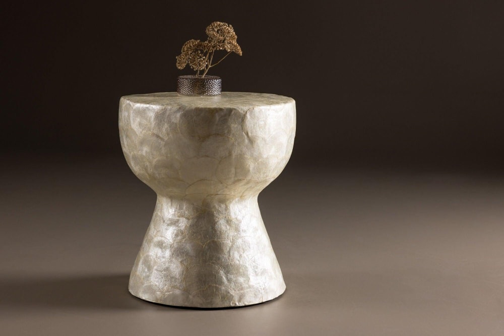 40x45x40cm Spanplatte Beige Vind Möbel Wohnzimmermöbel Couchtische