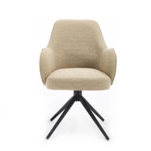 60x89x63cm Stoff Beige Benoa Möbel Esszimmermöbel Stühle