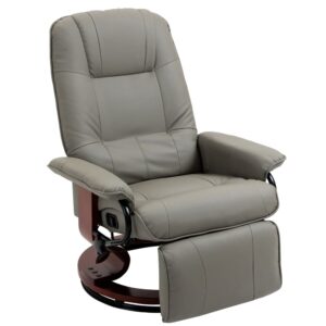 Wohnli Möbelsuche - Fauteuil relax inclinable repose-pieds réglable bois gris