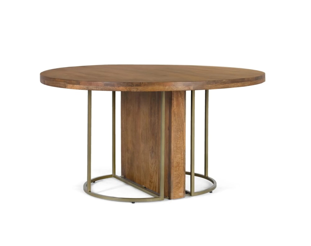 wohnli-moebel-suche-M25063269 Wohnli Möbelsuche - Runder Esstisch aus massivem Mangoholz 150 cm