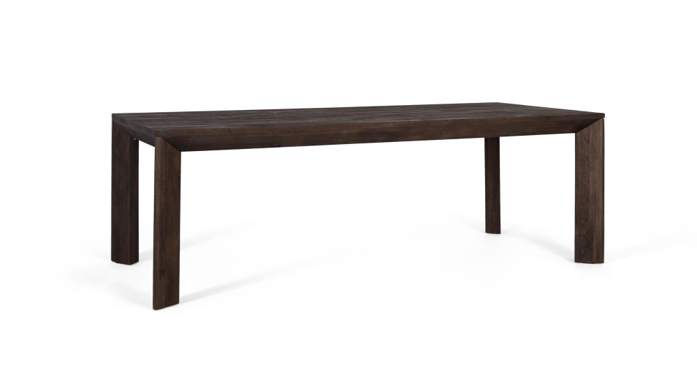 Rechteckiger Esstisch aus Mangoholz 230 cm 230x76x100cm Holz Braun GINER Y COLOMER Möbel Esszimmermöbel Esstische