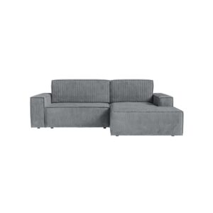 Wohnli Möbelsuche - Ecksofa mit Cordbezug 3-Sitzer