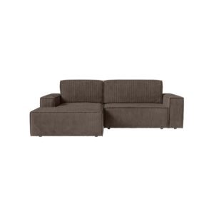 Wohnli Möbelsuche - Ecksofa mit Cordbezug 3-Sitzer