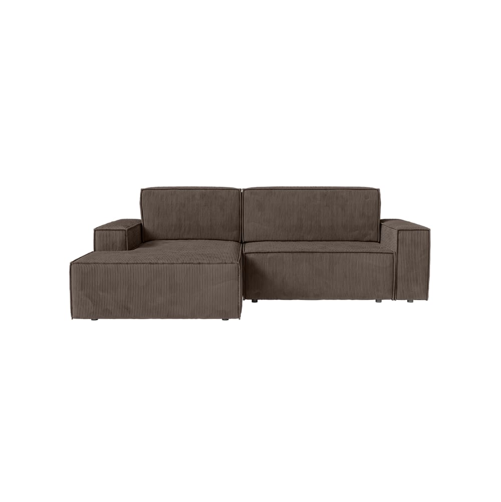 Wohnli Möbelsuche - Ecksofa mit Cordbezug 3-Sitzer