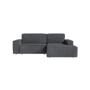 Wohnli Möbelsuche - Ecksofa mit Cordbezug 3-Sitzer