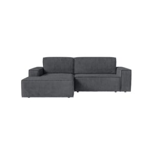 Wohnli Möbelsuche - Ecksofa mit Cordbezug 3-Sitzer