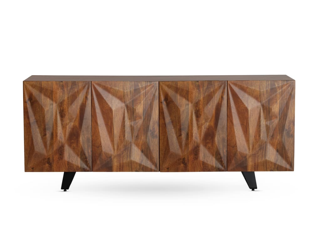 wohnli-moebel-suche-M25063929 Wohnli Möbelsuche - Sideboard mit 4 Türen aus massivem Mangoholz