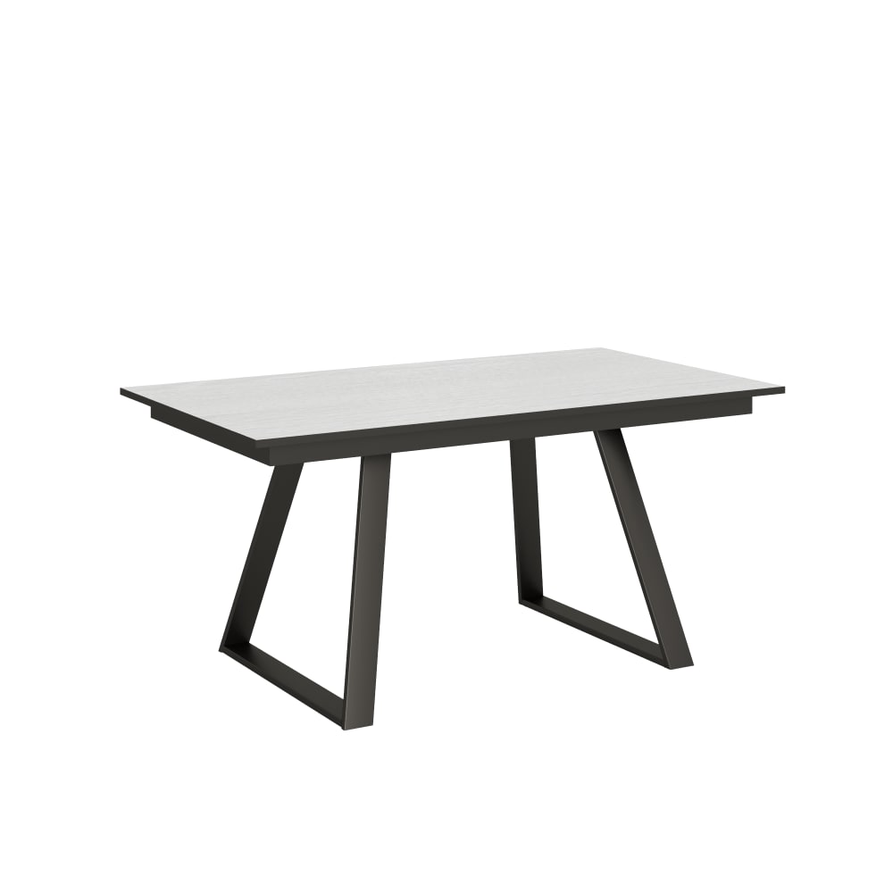 wohnli-moebel-suche-M25066157 Wohnli Möbelsuche - Ausziehtisch 90x160/220 cm in Holzoptik Esche weiß