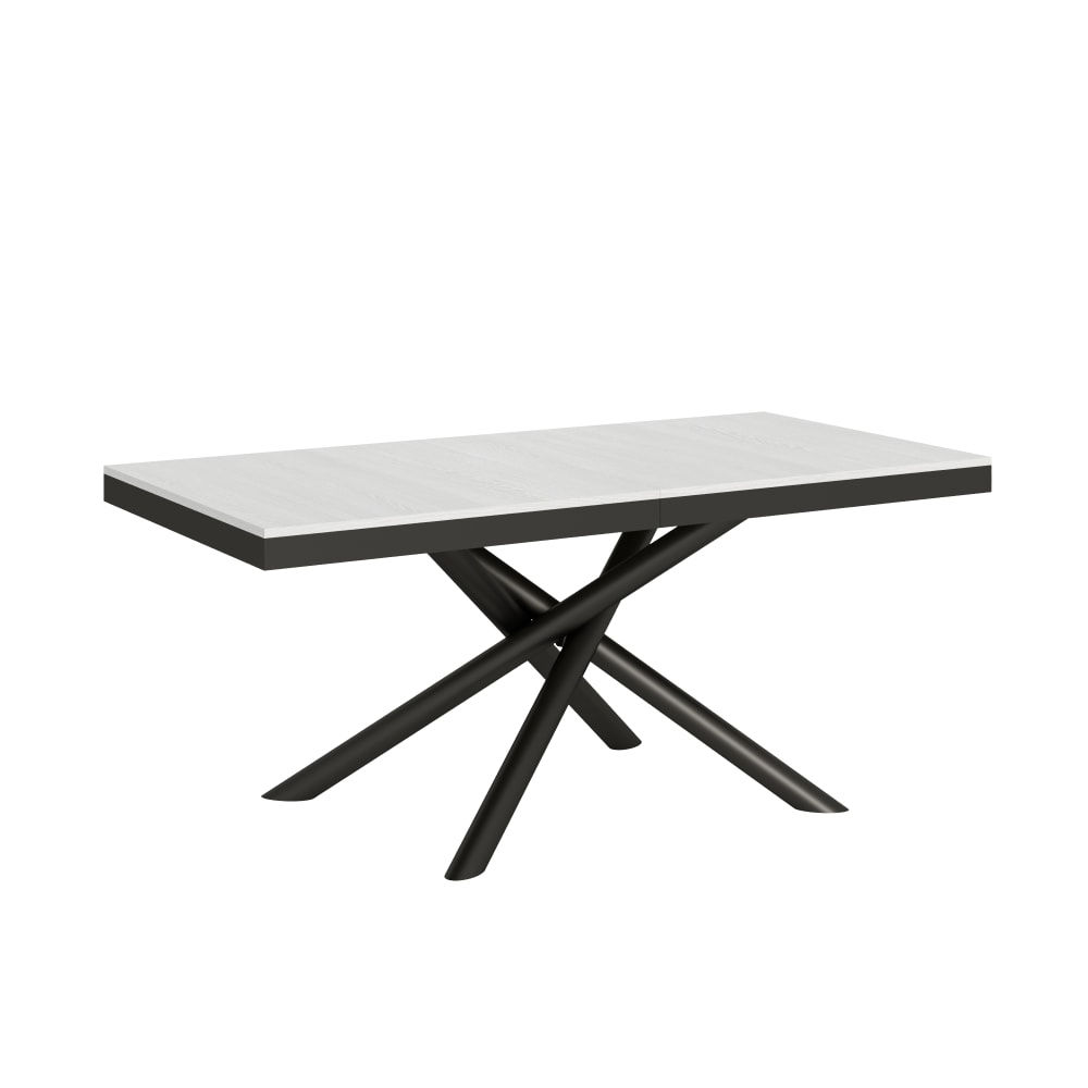 Wohnli Möbelsuche - Ausziehtisch 90x180/284 cm in Holzoptik Esche weiß