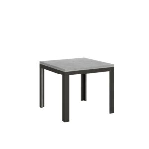 wohnli-moebel-suche-M25066372 Wohnli Möbelsuche - Ausziehtisch 90x90/180 cm in Holzoptik Zementgrau