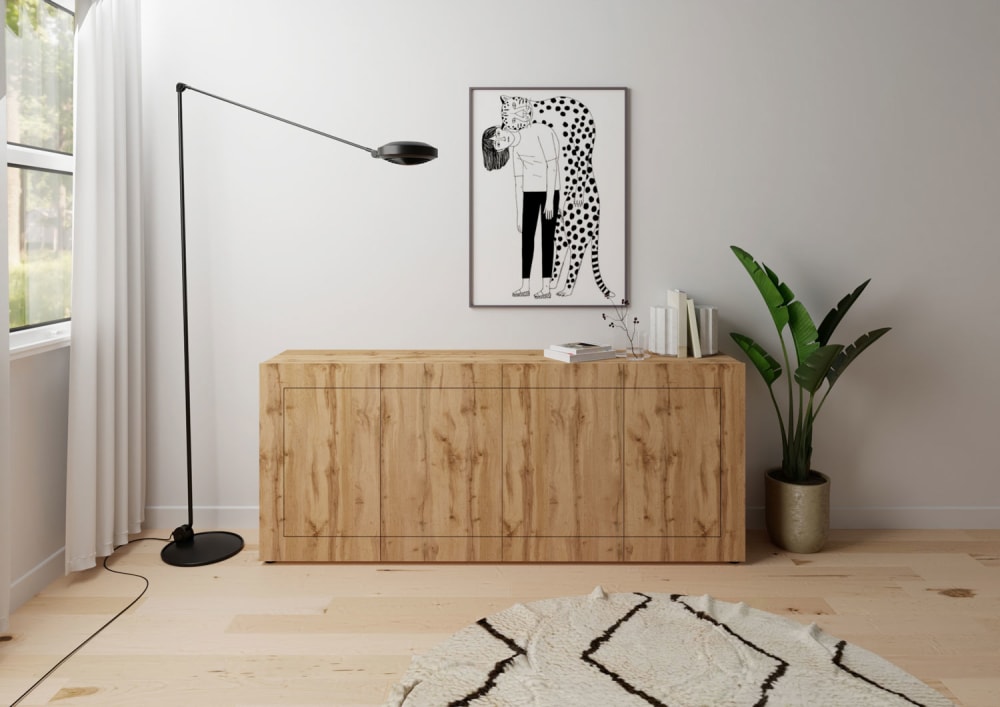 5cm in Holzoptik Eiche Natur