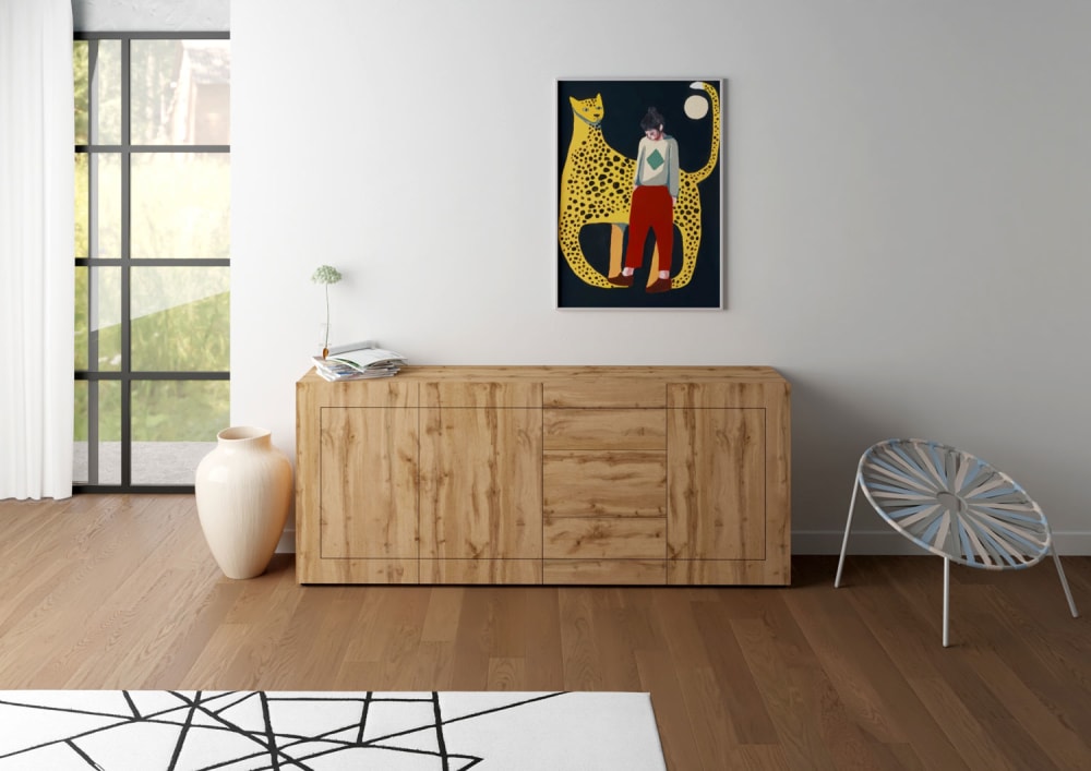 5cm in Holzoptik Eiche Natur