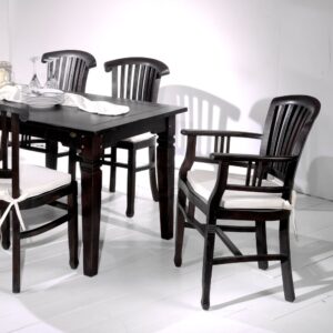 55x95x55cm Holz Braun SIT Möbel Möbel Esszimmermöbel Stühle