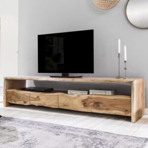 47x45x190cm Holz Braun SIT Möbel Möbel Wohnzimmermöbel TV-Möbel