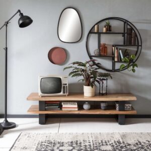 40x36x140cm Holz Braun SIT Möbel Möbel Wohnzimmermöbel TV-Möbel