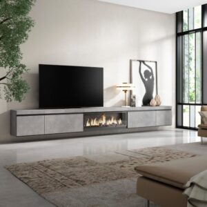 368x45x35cm Spanplatte Grau Skraut home Möbel Wohnzimmermöbel TV-Möbel