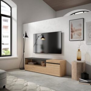 150x45x35cm Spanplatte Beige Skraut home Möbel Wohnzimmermöbel TV-Möbel