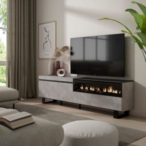 wohnli-moebel-suche-M25068129-1 200x57x35cm Spanplatte Grau Skraut home Möbel Wohnzimmermöbel TV-Möbel