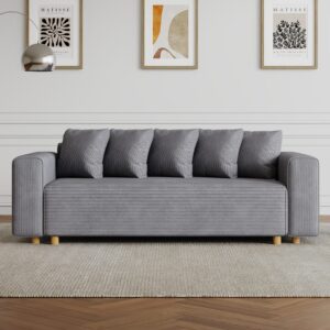 213x82x83cm Holz Grau Concept Usine Sofas und Sessel Sofas Schlafsofas