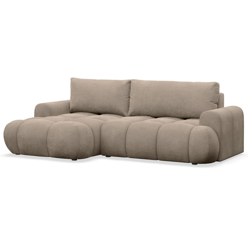 wohnli-moebel-suche-M25068720 Wohnli Möbelsuche - Ecksofa mit Schlaffunktion und Bouclé-Bezug