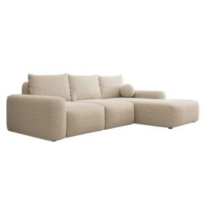 wohnli-moebel-suche-M25068723 Wohnli Möbelsuche - Ecksofa mit Chenillebezug und Ballkissen