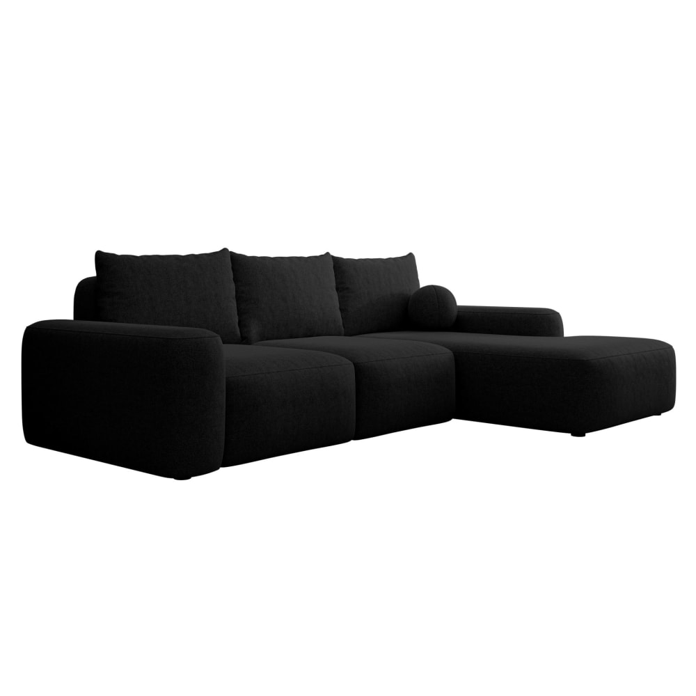 wohnli-moebel-suche-M25068740 Wohnli Möbelsuche - Ecksofa mit Chenillebezug und Ballkissen