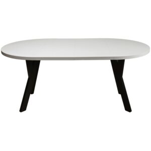 wohnli-moebel-suche-M25068963-1 Ausziehtisch Greige/Schwarz 100–180x100 cm 100x77x100cm Spanplatte Taupe Selsey Möbel Esszimmermöbel Esstische