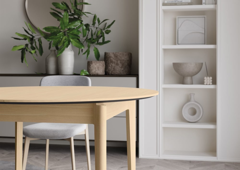 90x77x90cm Spanplatte Beige Selsey Möbel Esszimmermöbel Esstische