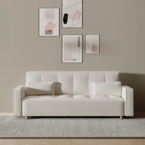 213x79x89cm Holz Weiß Concept Usine Sofas und Sessel Sofas Schlafsofas