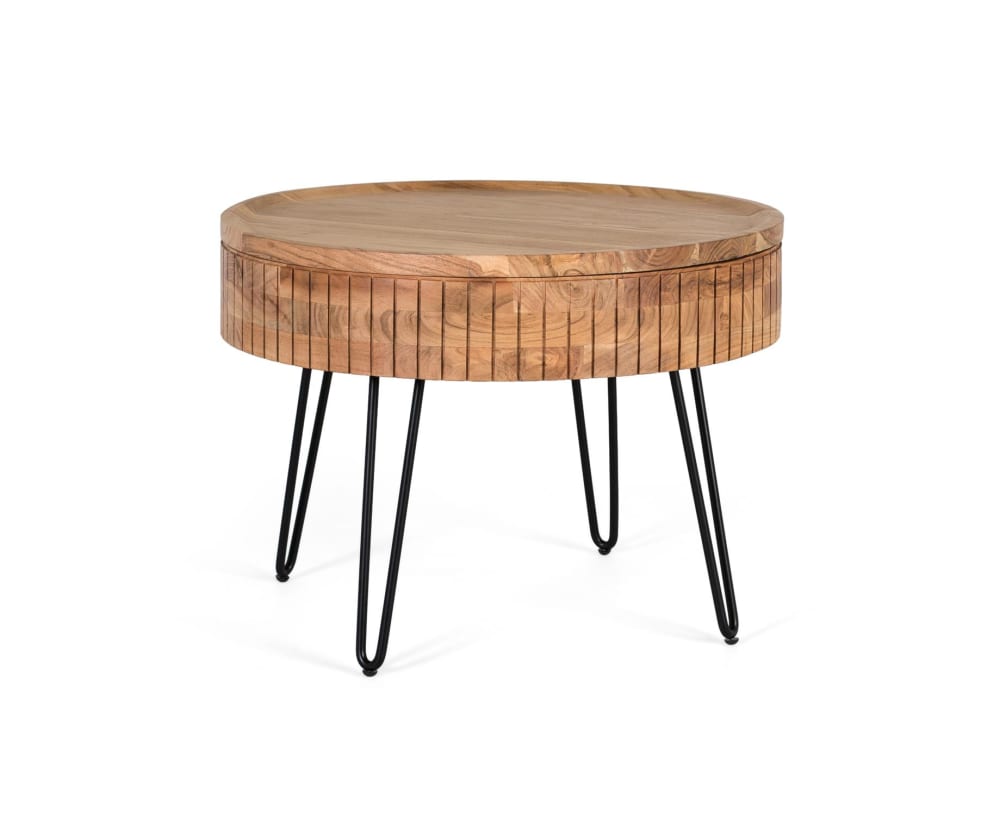 wohnli-moebel-suche-M25069500 Wohnli Möbelsuche - Couchtisch aus Mangoholz mit Eisenfuß handgefertigt.