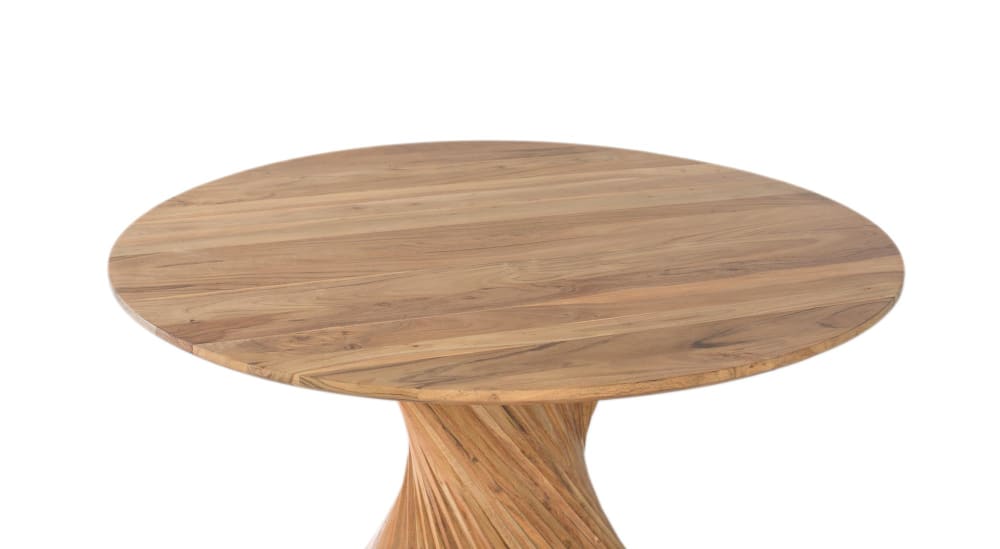 130x76x130cm Holz Braun GINER Y COLOMER Möbel Esszimmermöbel Esstische