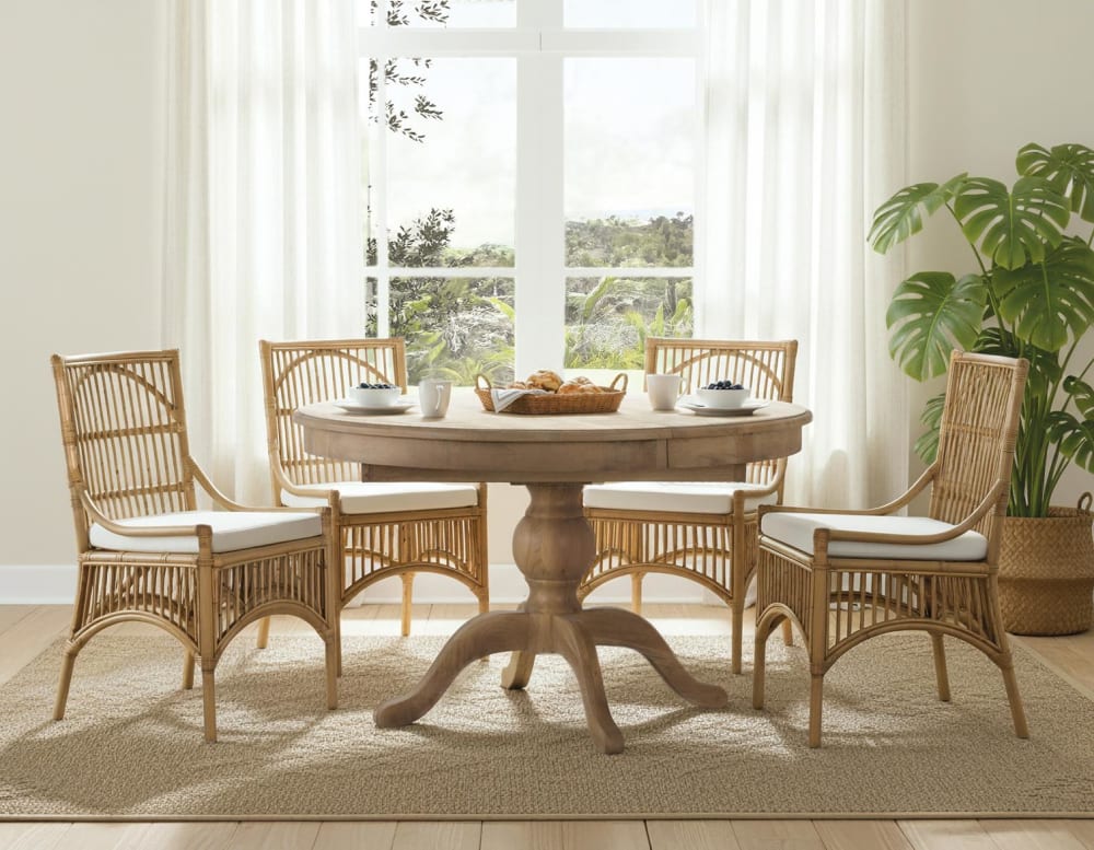 150x77x120cm Holz Braun GINER Y COLOMER Möbel Esszimmermöbel Esstische