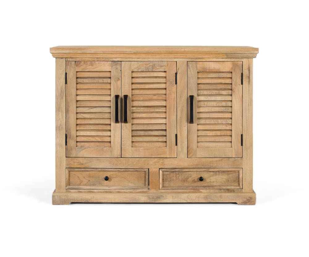 wohnli-moebel-suche-M25069776 Wohnli Möbelsuche - Sideboard mit 3 Türen und 2 Schubladen aus Mangoholz.