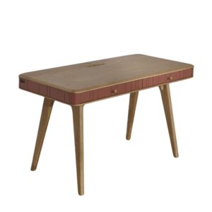 wohnli-moebel-suche-M25069784 Wohnli Möbelsuche - Schreibtisch mit 2 Schubladen aus Eiche rose saumon
