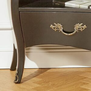 wohnli-moebel-suche-M25069881-1 Fernsehschrank aus Eiche Schwarz 145x60x43cm Holz Schwarz Robin des Bois Möbel Wohnzimmermöbel TV-Möbel