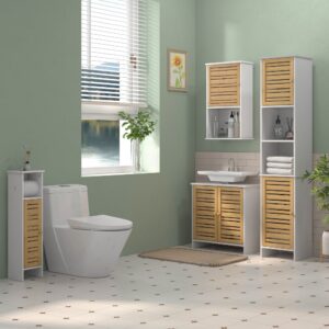 wohnli-moebel-suche-M25072399-1 2-türig & Bambusregal weiß