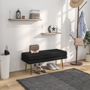 wohnli-moebel-suche-M25072789-1 Samtoptik Schwarz & Goldstahl