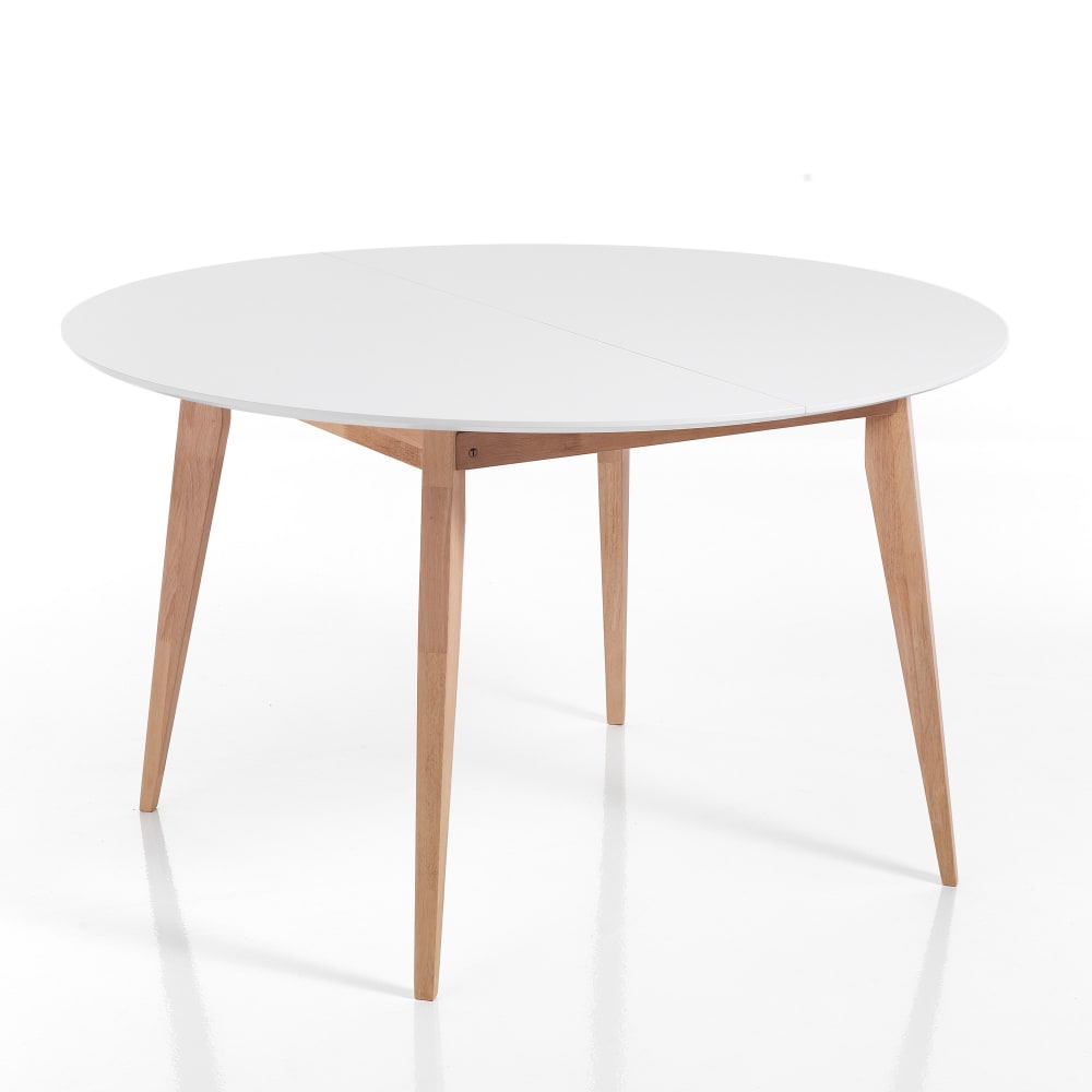 Wohnli Möbelsuche - Ausziehbarer runder Tisch 120/160 cm