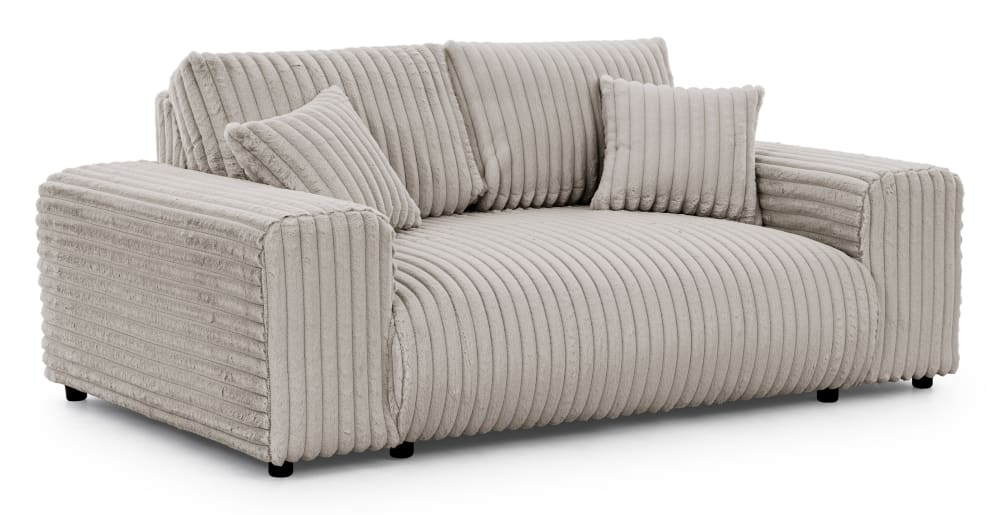 wohnli-moebel-suche-M25073859 Wohnli Möbelsuche - Sofa 2 Sitzer aus Plüschcord mit schöner Sitzkomfort