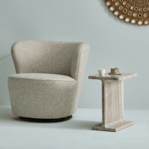 wohnli-moebel-suche-M25074801-1 Säule aus Marmor H46 cm 38x47x31cm Marmor Beige Signature Möbel Wohnzimmermöbel Couchtische