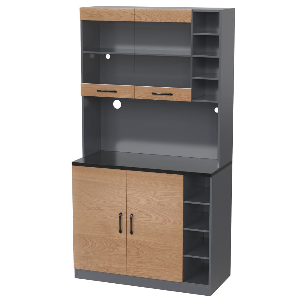 wohnli-moebel-suche-M25074825 Wohnli Möbelsuche - Hohe Vitrine in Holzoptik