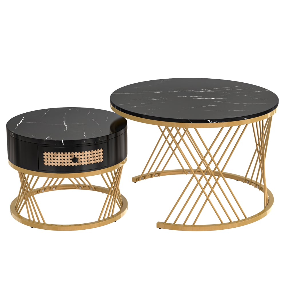 wohnli-moebel-suche-M25074836 Wohnli Möbelsuche - 2er-Set runder Couchtische